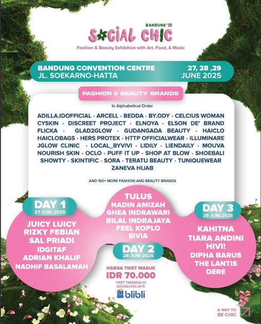 SOCIAL CHIC Bandung 2025